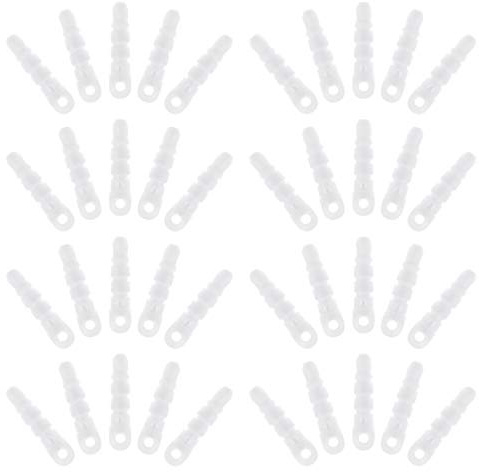 ULTECHNOVO 100 Stück/Pack -Stecker DIY Handy Charme -Kopfhöreranschluss Kappe Staubdichter Kopfhörerstecker Transparent