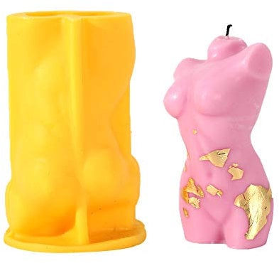nicole Körper Formen Silikon Körper Stand Form 3D nackt weiblich Kerze Formen DIY Frau Kerze Form