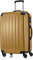 Alex - Großer Hartschalen-Koffer, TSA, 4 Doppel-Rollen, Trolley, Rollkoffer, Reisekoffer, Volumenerweiterung, 75 cm, 119 Liter, Herbstgold