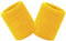 Schweißbänder Sport Wristbands 2 Pack, Sport Schweißband Armband Weiche verdickte Baumwolle, für Fußball Basketball Tennis Gymnastik (Gelb)