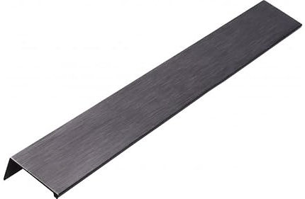 SIRO Möbelgriff Gudensberg, Schlicht, Aluminium eisenfarbig gebürstet matt, 320 mm x 40 mm x 20 mm, LA 288 mm, 2446-320ZN75