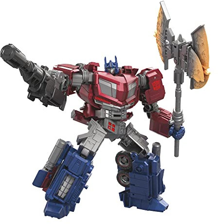 Transformers - Studio Series Voyager 03, Optimus Prime Gamer Edition Actionfigur, 16,5 cm, inspiriert Krieg der Cybertron