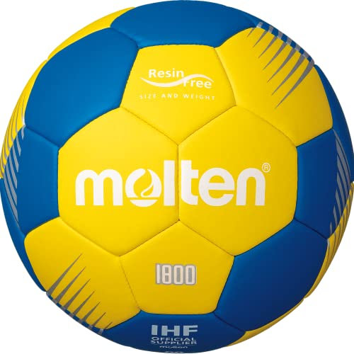 Molten Balonmano H00F1800-YB, Talla: 00, Color: Amarillo/Azul