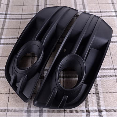 Nonuin Kühlergrill Streifen 8R0 807 681 A/8R0 807 682 A Schwarz Auto Frontschürze Vent Nebelscheinwerfer Grill Grillabdeckung Für A-UDI Q5 2009 2010 2011 2012