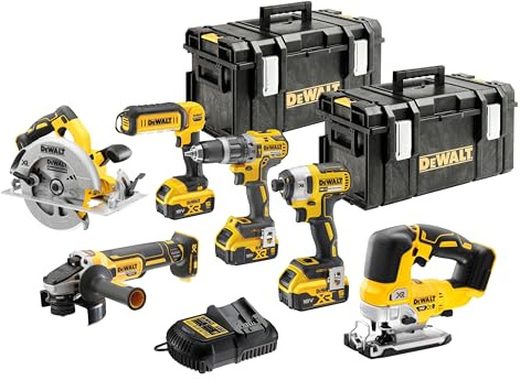 DEWALT DCK663P3 18v XR Cordless Brushless 6 Piece Power Tool Kit 3 x 5ah Li-ion