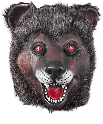 Bär Maske aus Latex - Vollmaske als Verkleidung für Halloween, Karneval & Motto-Party