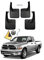 Auto Schmutzfänger Kotflugel für D-odge Ram 1500/2500/3500 2009-2023 Vordere Hintere Spritzschutz Gümmi Kotflügelschutz Radabdeckungen Fender Mud Guard Flaps,Senden 1 Autowaschtuch,2009~2018