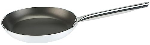 SKK große Bratpfanne Ø 40 cm - Antihaft Aluminium Gastro Pfanne - ohne Induktion für Gastronomie, Restaurants oder Großküchen