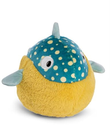 NICI Kuscheltier Kugelfisch Volker 20cm - Plüschtier zum Kuscheln und Liebhaben, Nachhaltig produziertes Stofftier aus recycelten Materialien – 49793, Gelb (Yellow)
