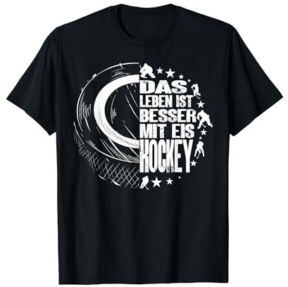 Eishockeyspieler Lustiges Besser Mit Eis Hockey T-Shirt