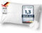 Hatchka Daunenkissen Kopfkissen Daunen Federkissen-Kissen 3-Kammer-Füllung für Beste Schlafqualität - Seitenschläferkissen 100% Percal Baumwolle, 1er Pack (40x80 cm)