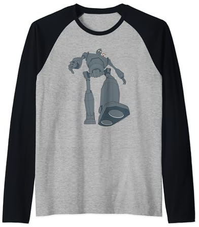 The Iron Giant Standing Tall Raglan Baseball Tee