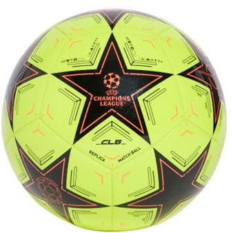 Adidas UEFA Champions League Club Ball IX4065, Unisex Footballs, Yellow, 5 EU