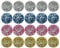 20 pcs Disco Ball Patch Iron On Patches,Retro Music Party Glitter Bling Ball Patch,Embroidered Applique for Clothing Jackets Backpacks Jeans Hats Sewing Decoration