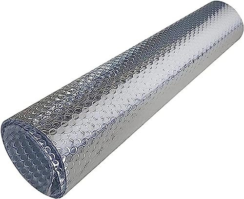 Aluminum Bubble wrap Insulation Radiator Reflective Foil Insulation Kit Heat Reflective Thermal Insulation Aluminium Foil Membrane (Size : 1m x 20m)