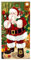 Bannière De Porte Suspendue NoëL 90X200Cm - Couverture De PèRe NoëL Pour DéCoration D'EntréE Maison - DéCo Noel (D)