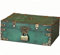 ACTIUSIS Vintage Holz Schatztruhe, 24 x 17 x 10cm Holz Aufbewahrung Schatzkiste mit Zahlenschloss, Schatzkiste Holz, Schatztruhe Kinder, Holzkiste,dunkelgrün