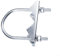 Reliable Mast Clamp U Bolt, 2 Inch Diameter, Suitable for Outdoor Antennas, 2pcs