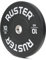 RUSTER Discos Olímpicos Bumper - Pesas 5kg 10kg 15kg 20kg 25kg - Discos Pesas para Gym, Gimnasio en Casa, Halterofilia, Crosstraining y Pesos Fitness (Negro, 10kg)