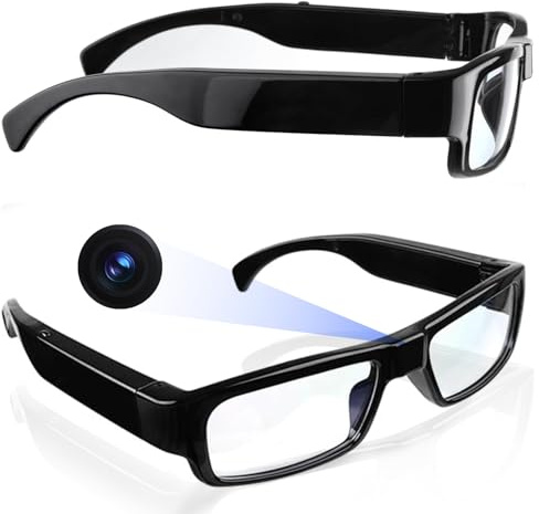 ZOGGCOX Kamera Brille Video Brille HD mit 64GB Speicherkarte Aufnahme Brille Smart Brille Tragbare Brille für Outdoor Sport