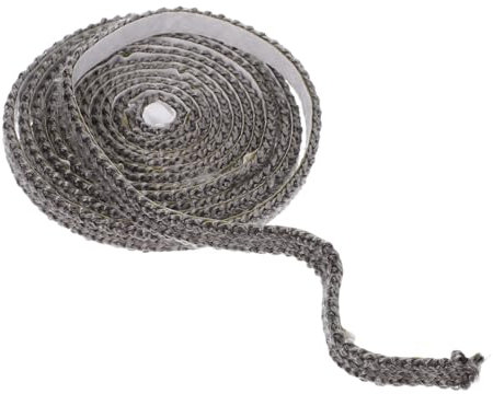 Toddmomy 2m Flaches Kamindichtungsband Selbstklebende Glasfaserdichtung Für Holzofentür Innen-holzofendichtung Dichtung Für Raucherofen Ofendichtungsband Ersatz Dichtmittel Flach Brennen