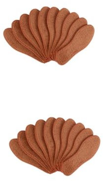 OATIPHO 2 Sätze Einlegesohlen Schuheinlagen Aus Alpakawolle Winterschuh Kissen Thermik Hey Hitze Schuheinlage Winter Schuhpolster Warme Schuheinlagen Brown 5 Paare * 2