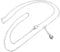 CONGARTENO Women Microphone Pendant Necklace Unique Dainty Neck Decoration for Music for Sturdy Metal Design for Parties and Stage