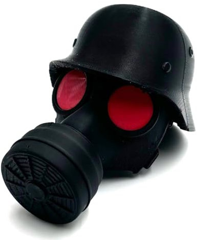 VPOUERY Cache attelage remorque, capuchon masque à gaz amusant, protection étanche et anti-poussière, accessoire déco pour boule de remorque,(jaune)