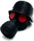 VPOUERY Anhängerkupplung Abdeckkappe, lustige Gasmaske, wasserdicht & staubdicht, Schutz für Anhänger Kugelkopf, Dekoration,（Gelb）