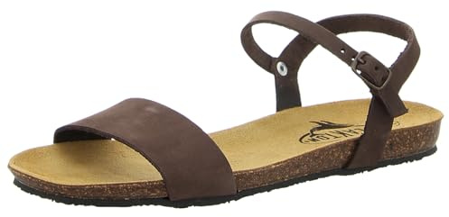 PLAKTON - Damen - Sandale - Mam Ambo - Nobuck 2 - Marron - 39
