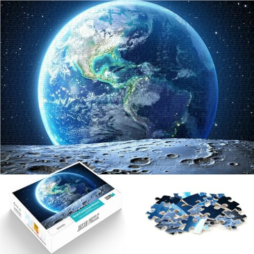 1000 Piece Jigsaw Puzzles for teenagers Jigsaw Planet Earth From Space Denkspiel Geburtstagsgeschenk, Geschenke, Wandkunst38x26cm