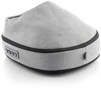 Aparato de masaje shiatsu térmico 2 en 1, cojín multiposición, 8 cabezas giratorias, calor infrarrojo, 3 intensidades, apagado automático 15 min, uso pies, cuello, espalda, piernas