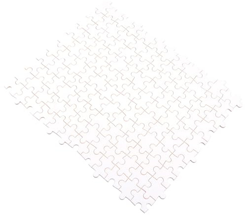 HEMOTON 1000 Stück Holzpuzzle zum Bedrucken Selbstgemacht Wärmeübertragungs Puzzleteile Leere Holzpuzzleplatte 75x50cm für Bastelspaß und Individuelle Geschenkideen
