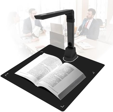 Dokumenten-Visualizer Und Scanner A3/A4 18mp HD Mit OCR, Faltbare USB-Kamera Mit LED-Licht, Für Lehrer Und Büro