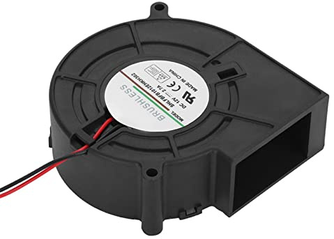 Jelquix Hochwertiges Elektrisches Luftgebläse Zum Grillen, Tragbares Gebläse für Holzkohlestarter, Kleine Größe, Hohe Windkraft, Ideal für Grillpicknick