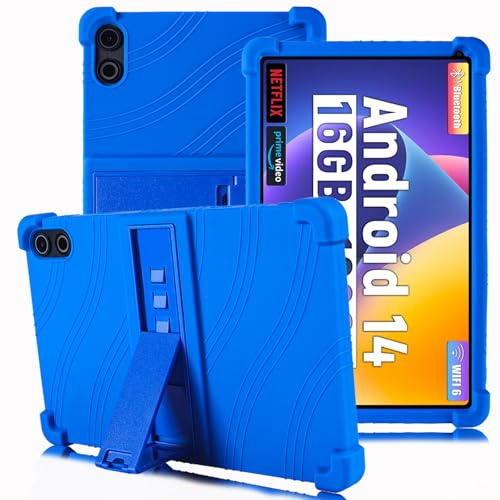 ATOOZ for MUISOO MUIC12 Tablet Case 10.36 inch,Blue | Soft Silicone Shockproof Protective Case for FEARWIKY FKYC12/Ainmel 107 Tablet 10.36 inch with PC Stand