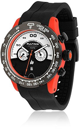 BULTACO H1PO48C-SW1_ Men's Chronograph Quartz Watch with Rubber Strap