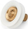 Shower Part Rollen für Duschtüren, V-Nut-Kugelgelenk, 4X, Durchmesser 20 mm, Dicke 6 mm, Türersatzteile, Tür