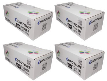 Eurotone 4X Ersatz Toner kompatibel für Brother DCP 7030/7045 / HL 2140/2150 / MFC 7320/7440 / 7840, TN-2120/2110, Druckerpatronen