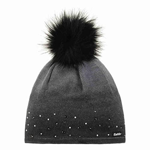 Eisbär Damen Dip Dye Lux Crystal Mütze, graumele bedruckt mit schwarz, Einheitsgröße EU