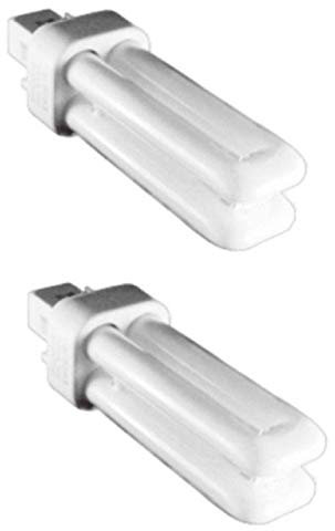 Kosnic 10w EXUN-D/E CFL Lamp - Pack of 2 Units - G24q-1/4-Pin Base, Pure White 4000K, 12,000 Hour Life, 620 Lumens/Compact Fluorescent Light Fitting/Non-dimmable/SKU: KFT10ST2/4P-840x2