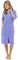 Lora Dora Womens Zip Through Dressing Gown Lilac 12-14