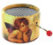 Lutèce Créations Spieluhr/Spieldose/Musikdose aus Pappe mit Handkurbel und 18-Ton-Spielwerk - Thema Engel - Schwanensee (P. I. Tschaikovski)