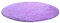 YAOTT Kunstfell Kurzflor Stuhlbezug Sitzpolster Shaggy Runde Teppiche Einfarbig für Wohnzimmer Schlafzimmer Stuhl Kissen Licht Violett 200 * 200cm Haar 3.5cm