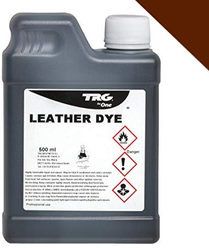 TRG the One Leather Dye, Farbstoff für Glattleder und Kunstleder, Braun (139 Medium Brown), 500 ml