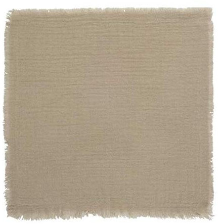 IB Laursen - Stoffserviette, Serviette - Baumwolle - Sand/beige - 40 x 40 cm