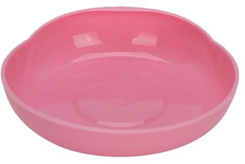 Agatige Large Scoop Plate Eating Aid with Suction Base, 19cm Disability Plates with Raised Edge Tableware Adaptive Utensils Suction Non Slip Plate for Elderly and Disabled