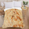 Treer Kuscheldecke Flanell Decke Überwurf - 3D Einhorn Druck Wohndecke Weiche Mikrofaser Fleecedecke als Sofadecke, Couchdecke, Sofaüberwurf, Bettüberwurf, Tagesdecke (130X100cm,Pfannkuchen)