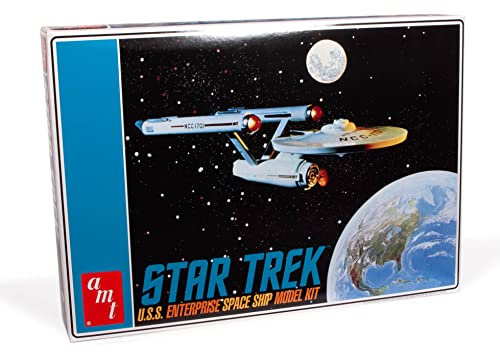 Round2 1/650 Star Trek Classic U.S.S. Enterprise Plastikmodellbausatz, USS Enterprise NCC 1701.