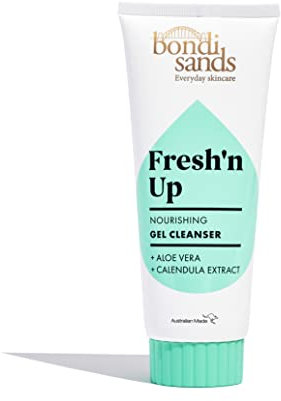 Bondi Sands - Fresh'n Up Gel Cleanser - Mildes Reinigungsgel für das Gesicht mit Aloe Vera, Make-Up-Entferner für Empfindliche Haut, vegan, 150ml